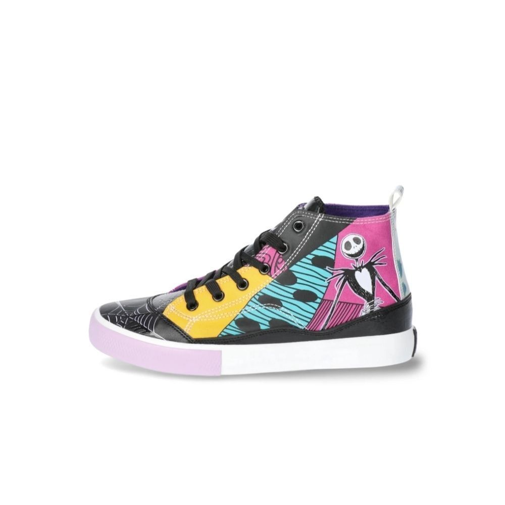 Women's Disney Nightmare Before Christmas High Top Lace Up Sneakers - Picture 6 of 8